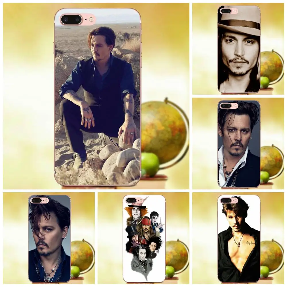 Известный Johnny Depp для Galaxy A3 A5 A7 On5 On7 2015 2016 2017 Grand Alpha G850 Core2 Prime S2 I9082 цветной |
