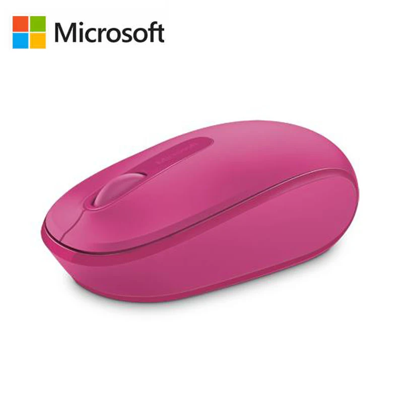 Microsoft 1850 беспроводная мышь 2 4 ГГц портативная Студенческая мини розовая