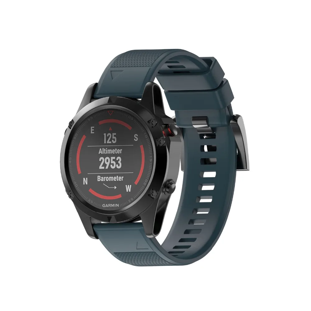 OSRUI силиконовый ремешок для часов Garmin Fenix 5 Группа gps часы замена группы Silicagel
