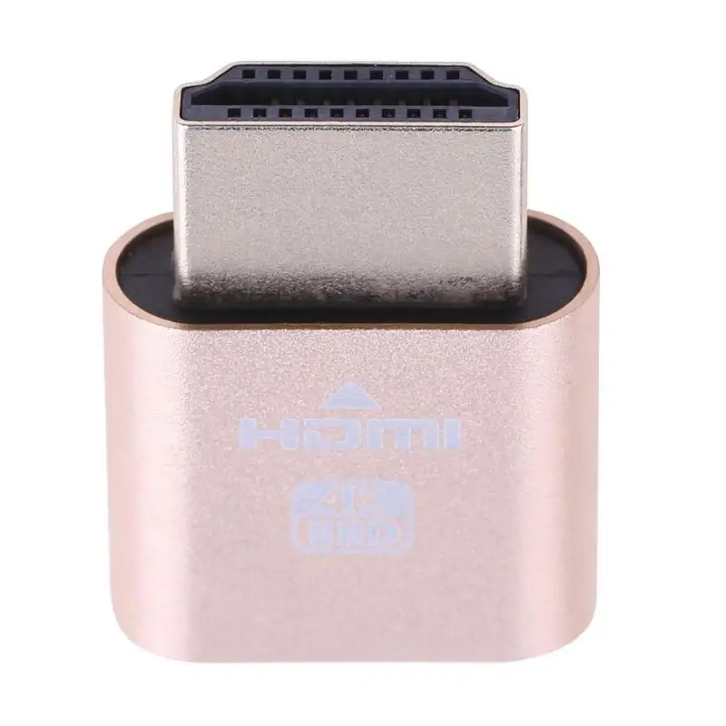 Адаптер Виртуального дисплея HDMI подключаемый дисплей 4K эмулятор блокировки