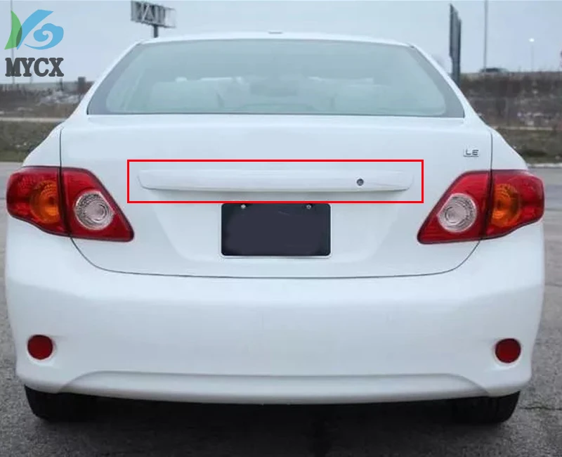 ABS Хромированная Автомобильная Задняя Крышка багажника литьевая Накладка для