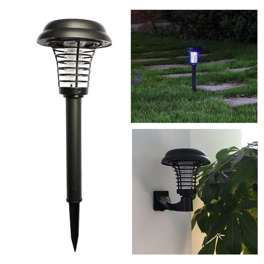 УФ Zapper наружный светодиодный светильник на солнечной батарее газонный с защитой