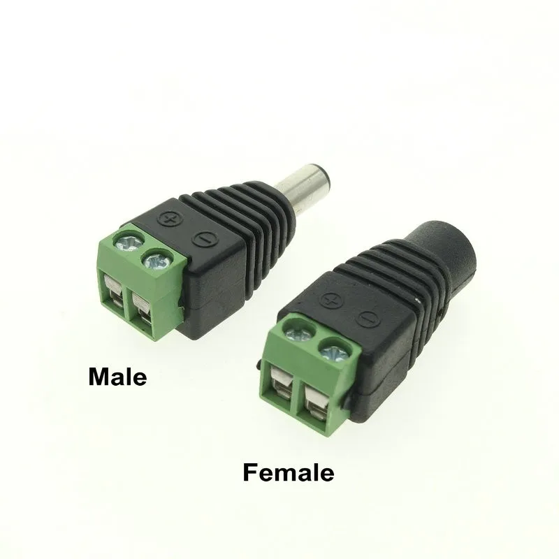 DC разъем для светодиодной ленты бесплатный сварочный адаптер мужской или