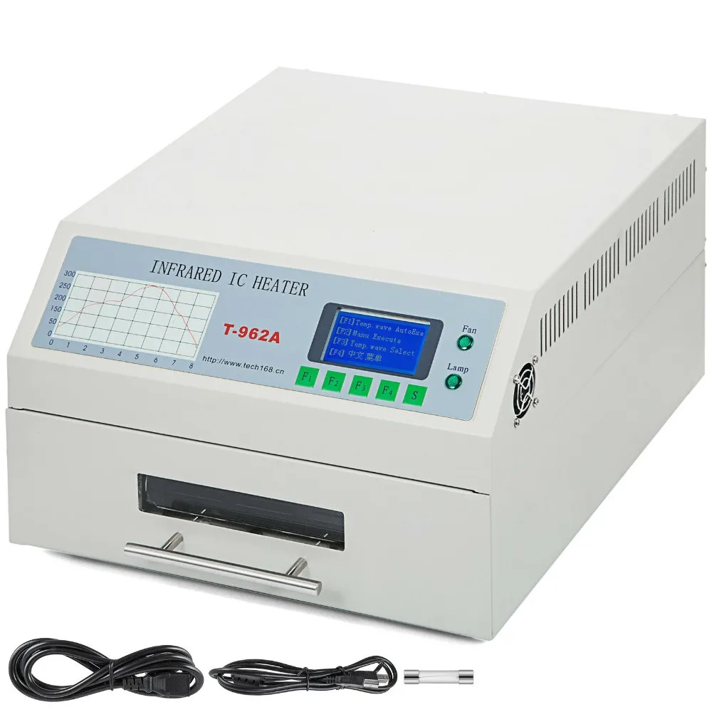 

Инфракрасный нагреватель BGA SMD T-962A, 300x320 мм, 1500 Вт
