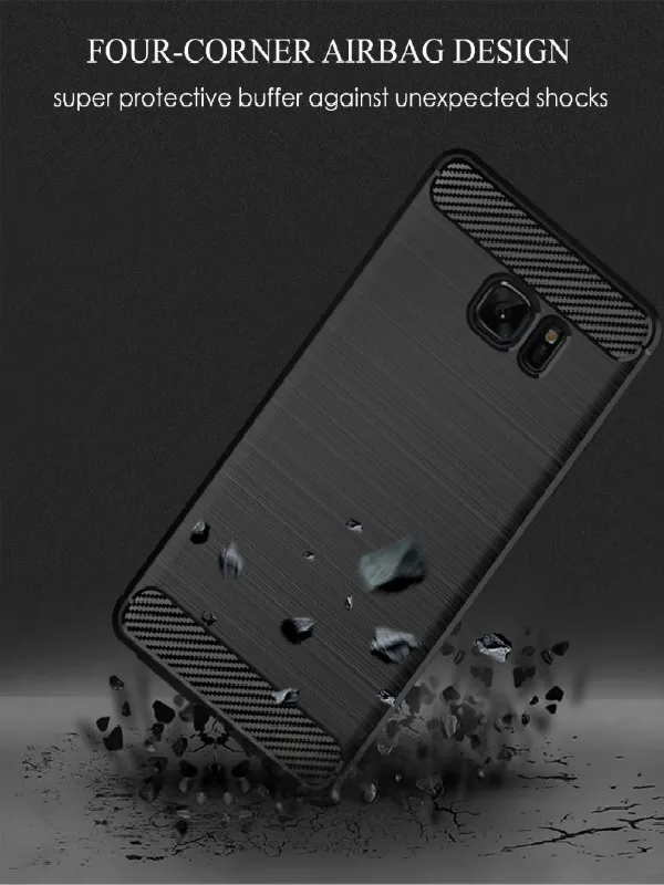 Матовый чехол из углеродного волокна для Samsung Galaxy Note Fan Edition M30 Силиконовый