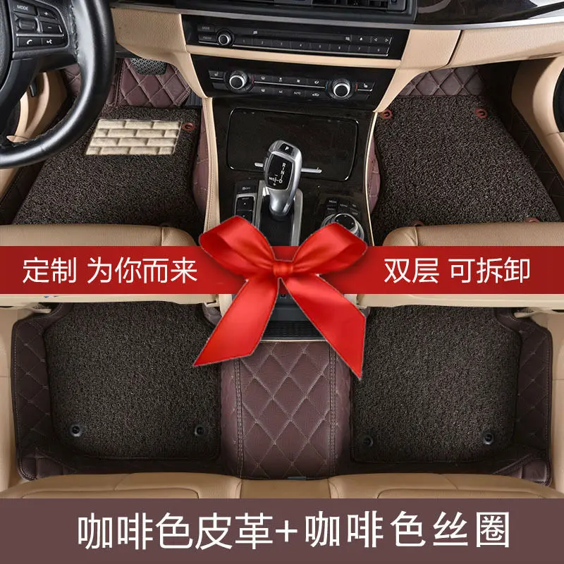 Автомобильные коврики Myfmat набор кожаных ковриков для MITSUBISHI lancer ex V3/5/6 Pajero Sport Outlander