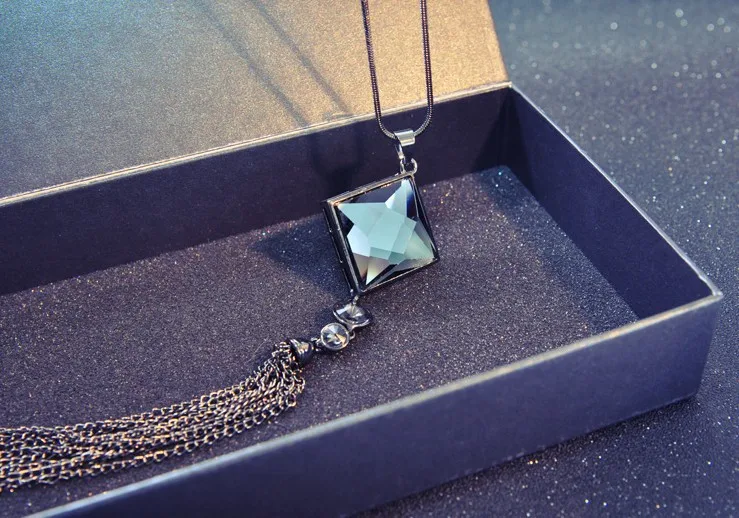 2 вида цветов, новинка, оригинальные кристаллы Swarovski, колье, одежда, ожерелья, 925, ювелирные изделия для женщин, для рождественской вечеринки