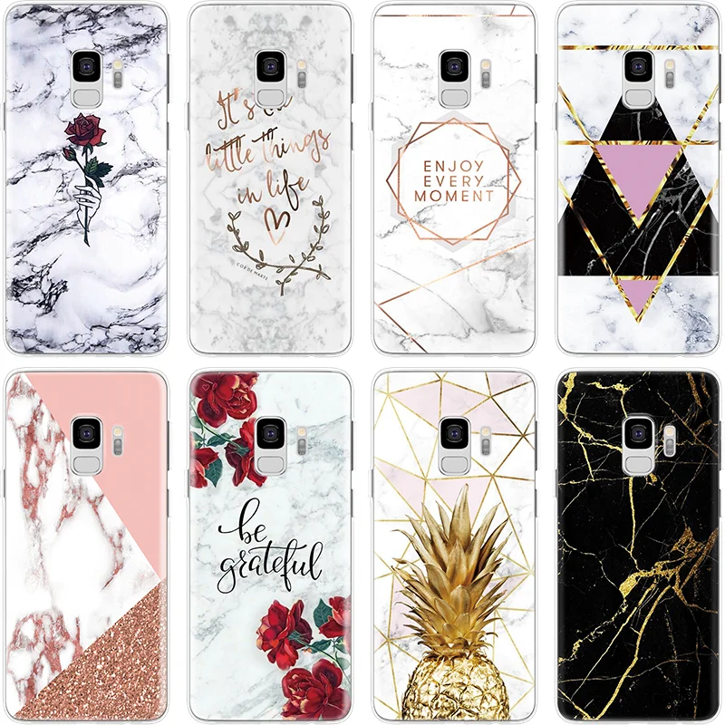 Роскошные Мрамор TPU Защитный чехол для samsung Galaxy S10 S9 S8 плюс S10e S7 S6 край S3 S4 S5 мини Core Grand Prime Note 8 9 A7 чехол