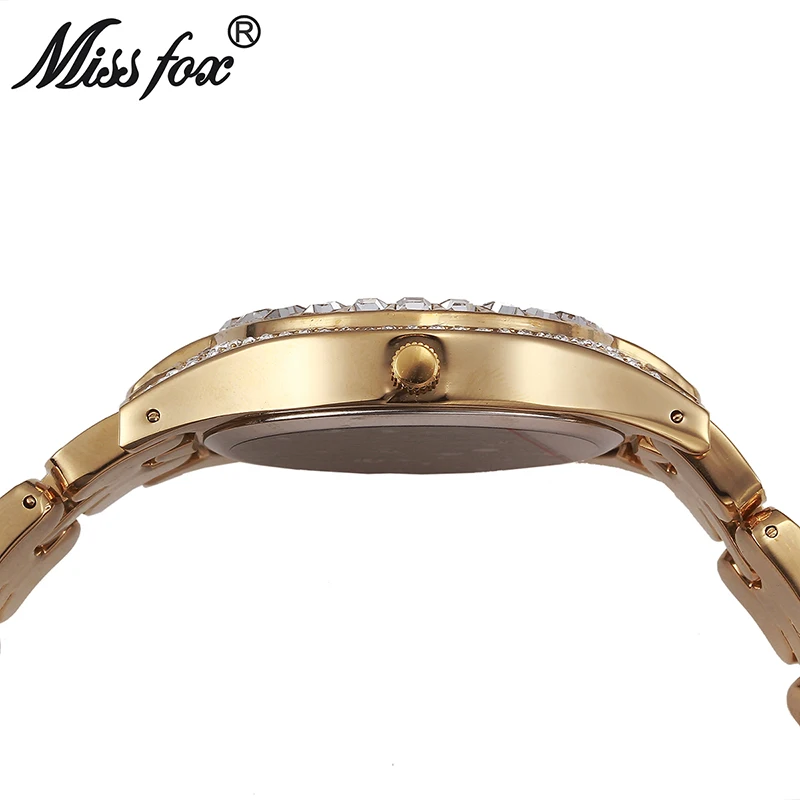 Часы MISSFOX женские кварцевые роскошные брендовые Модные Дизайнерские наручные с
