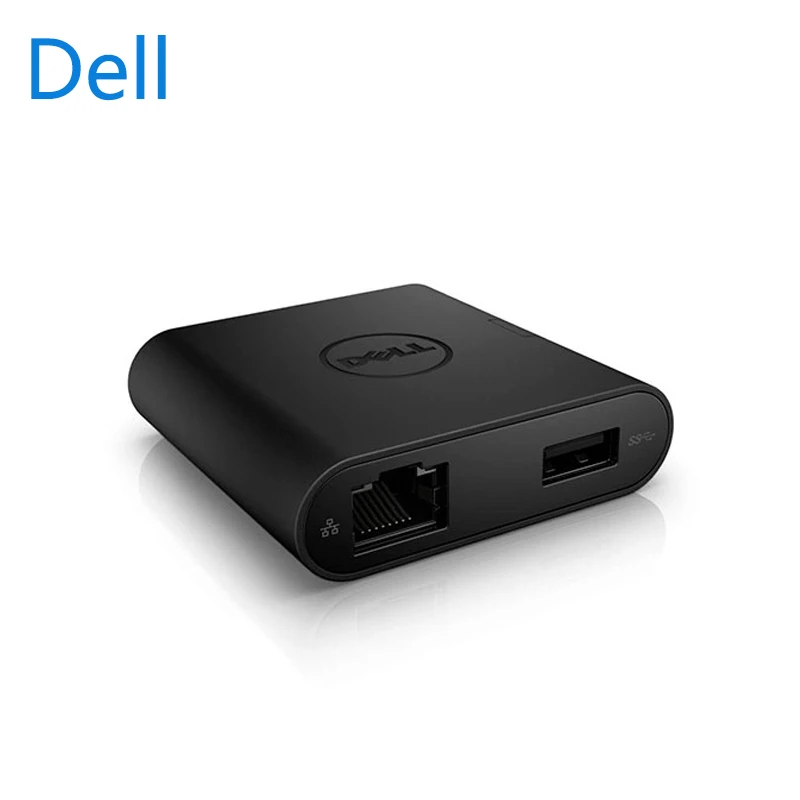 Dell Оригинальная док-станция USB-C VGA HDMI Ethernet USB3.0 DA200 адаптер