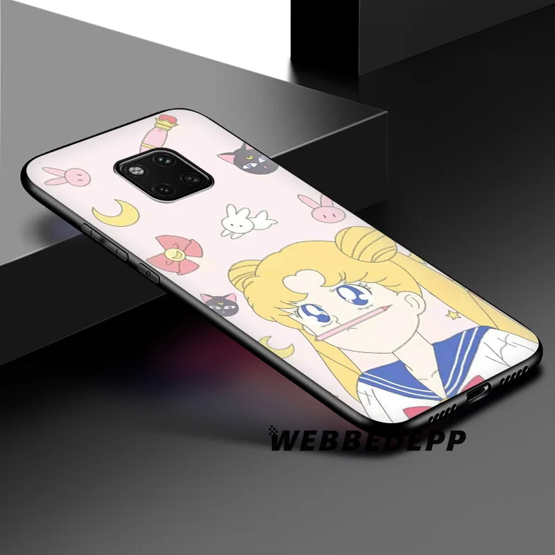 Мягкий силиконовый чехол WEBBEDEPP Sailor Moon Girl Аниме для Huawei Honor Mate 20 10 8X 8C 8 6A 7A 7X 7C Lite Pro из