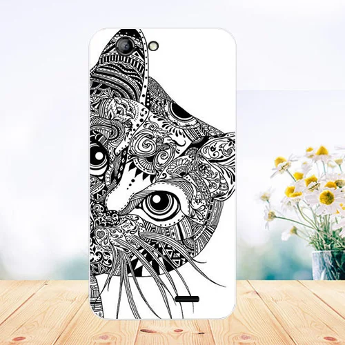 Soft Tpu Fundas Sheer For Vertex Impress Lion Cases Silicone Painted Wolf Rose Cat Phone Case Back Cover | Мобильные телефоны и