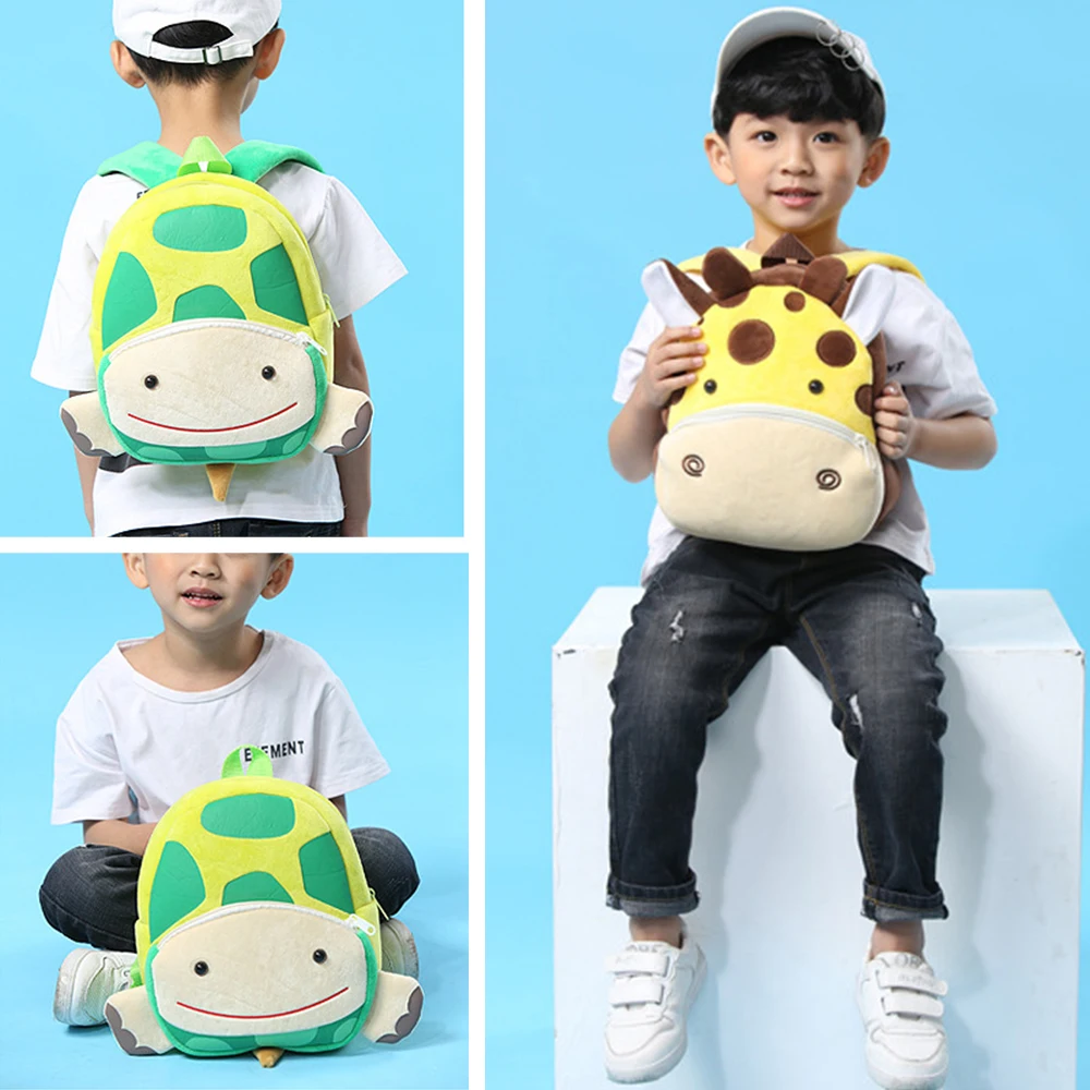 Милый Детский плюшевый рюкзак с животными для детей дошкольного возраста