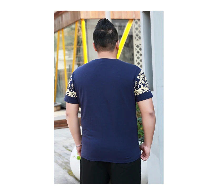 Большие размеры для мужчин футболка 5XL 6XL 7XL летние Модная футболка homme высококачественные большие сужающаяся к талии футболка с v-образной горловиной футболка для мужчин