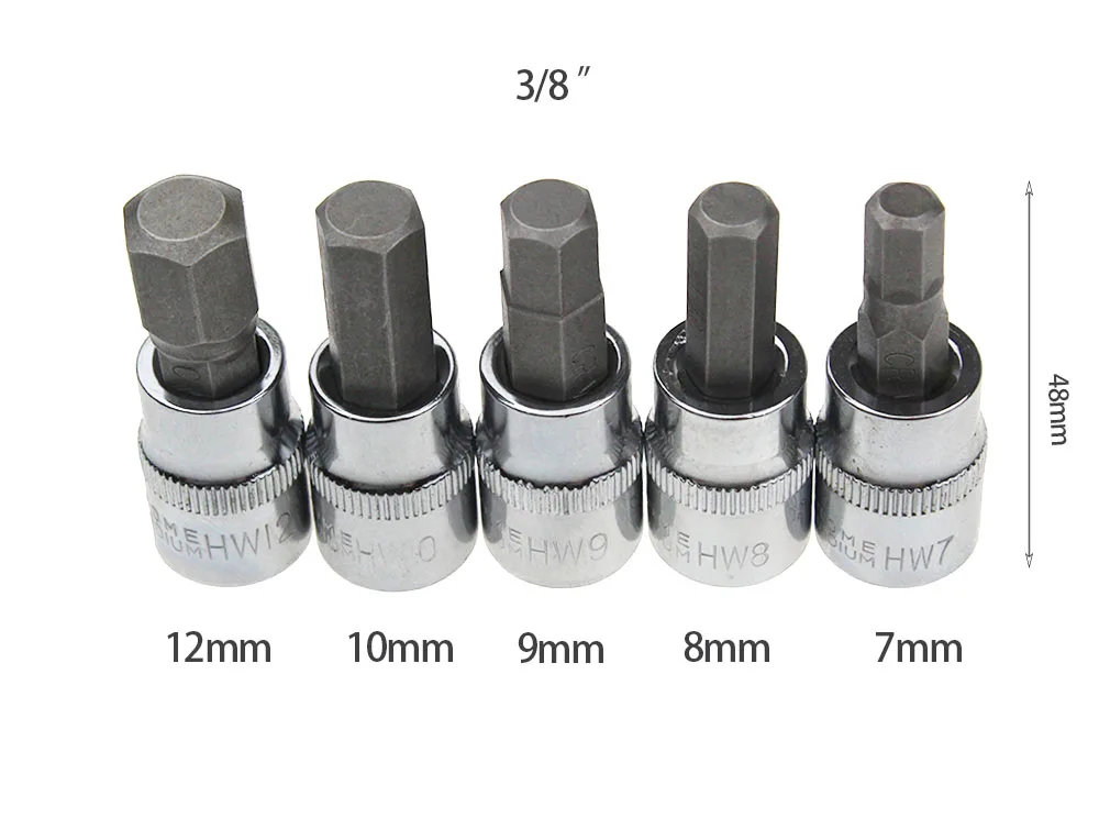 FATCOOL 13 шт. 1/4 &quot3/8&quot 1/2 &quotключ трещетка шестигранный ключ зеркальные полированные