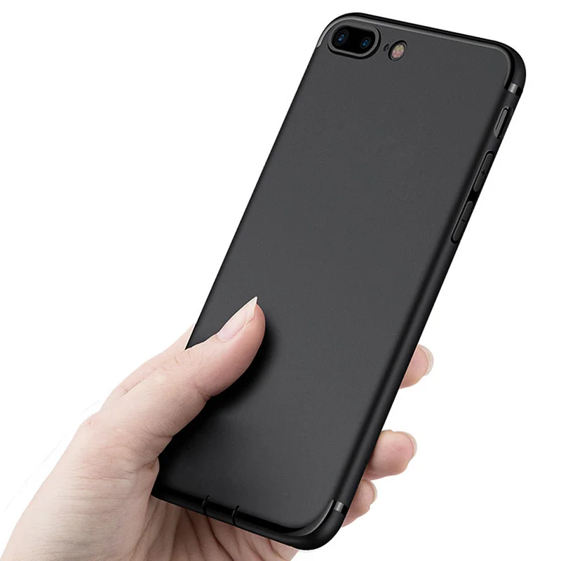 Luxury Thin Matte Silicone Shockproof Soft TPU Candy Phone Case Full Cover Skin For iPhone 7 8 6 6S Plus X 5 5S SE | Мобильные