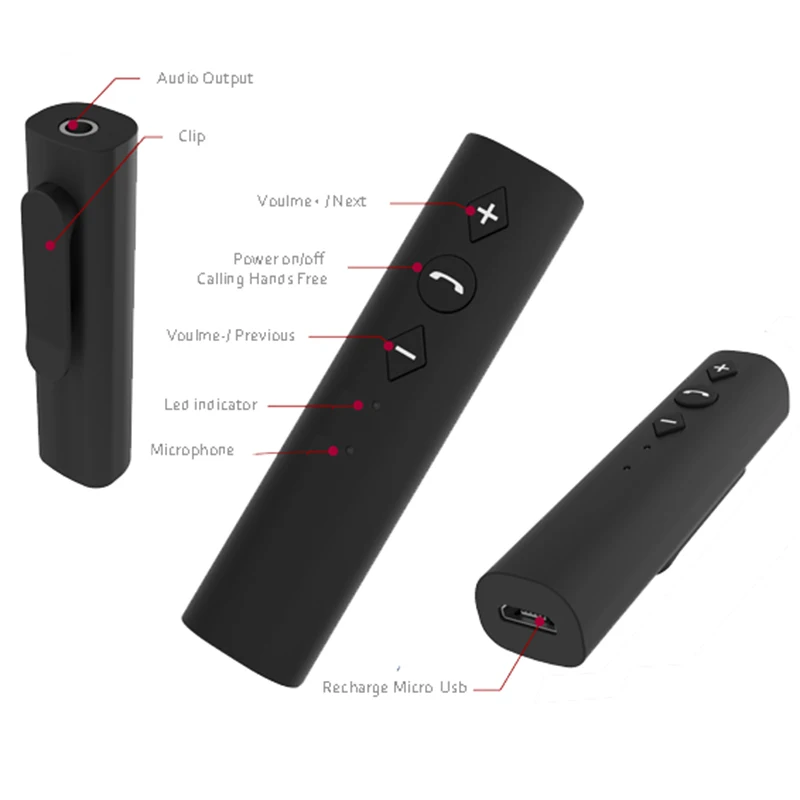 Беспроводной Bluetooth V4.2 Reciever разъем 3 5 мм адаптер для наушников стерео аудио Музыка