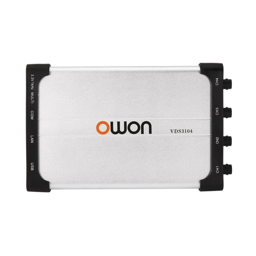 Owon VDS2064L Осциллограф портативный 100MSa/м S 25 м 60 мГц 4 + 1 каналы запись USB хранения