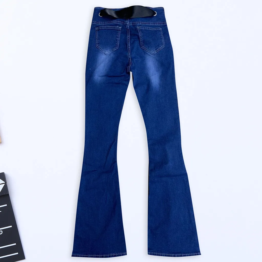 JAYCOSIN New Summer jeans woman pants Elasticated High Waist Shorts Ladies Denim Short Pant Witn Belt jean femme 2019Jun18