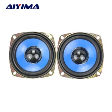 AIYIMA 2Pcs 3 Inch 4 Ohm 5W Portable Loudspeakers Full Range Anti-Magnetic Mini Audio Speaker DIY LCD TV Computer Speakers