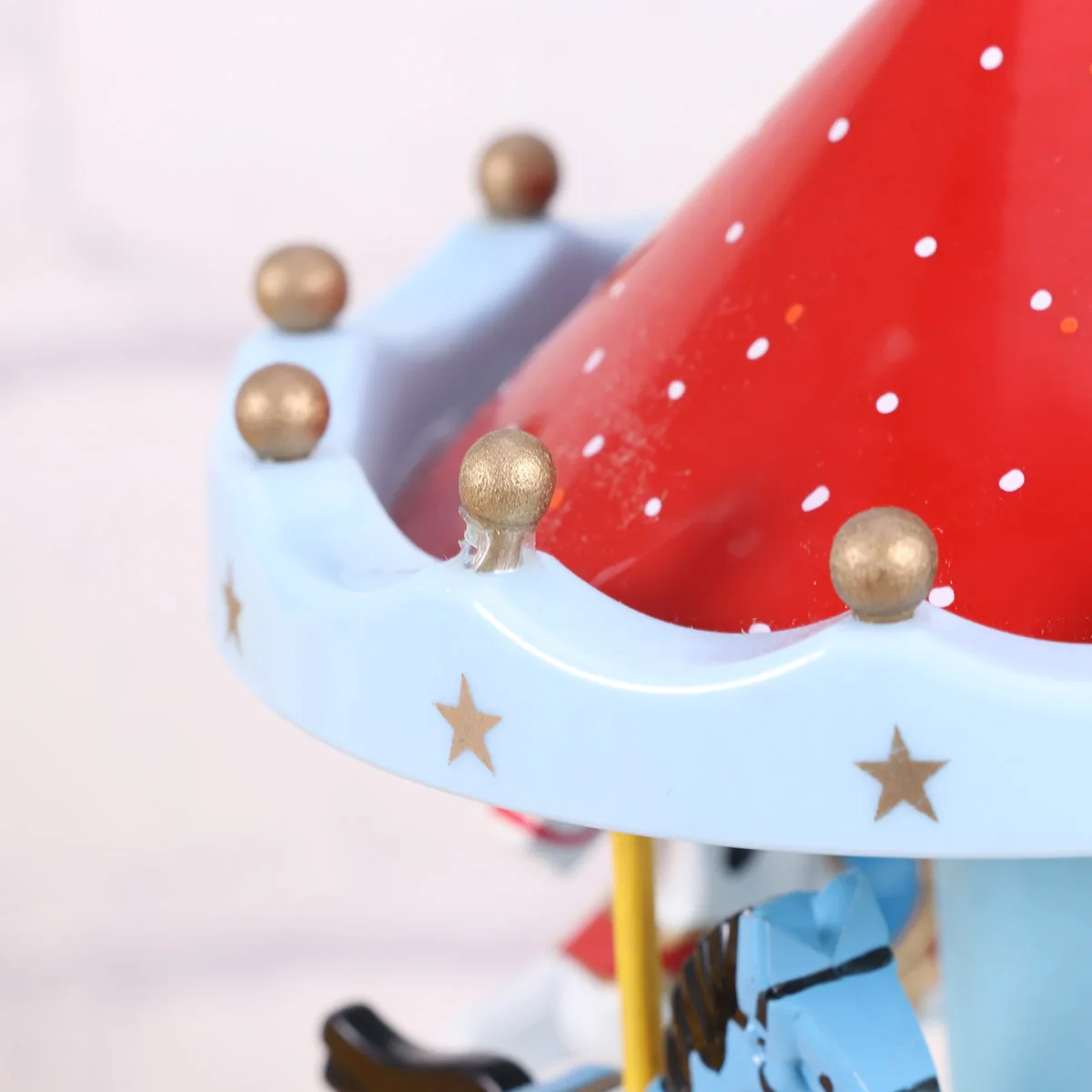 Деревянная карусель NICEXMAS музыкальная шкатулка декоративная настольная подарок