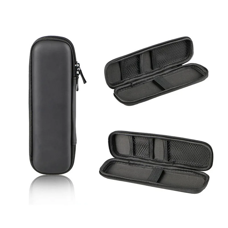 Black Pencil Case Portable EVA Hard Shell Pen Holder Office Kawaii Stationery Papeleria Pouch Earphone Storage Bag|Пеналы| |