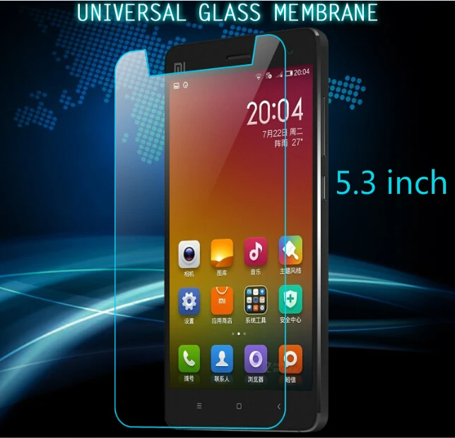 New 5.3 inch Universal Toughened Tempered Glass For cubot s200 X9 Screen Protector Clear Protective Film