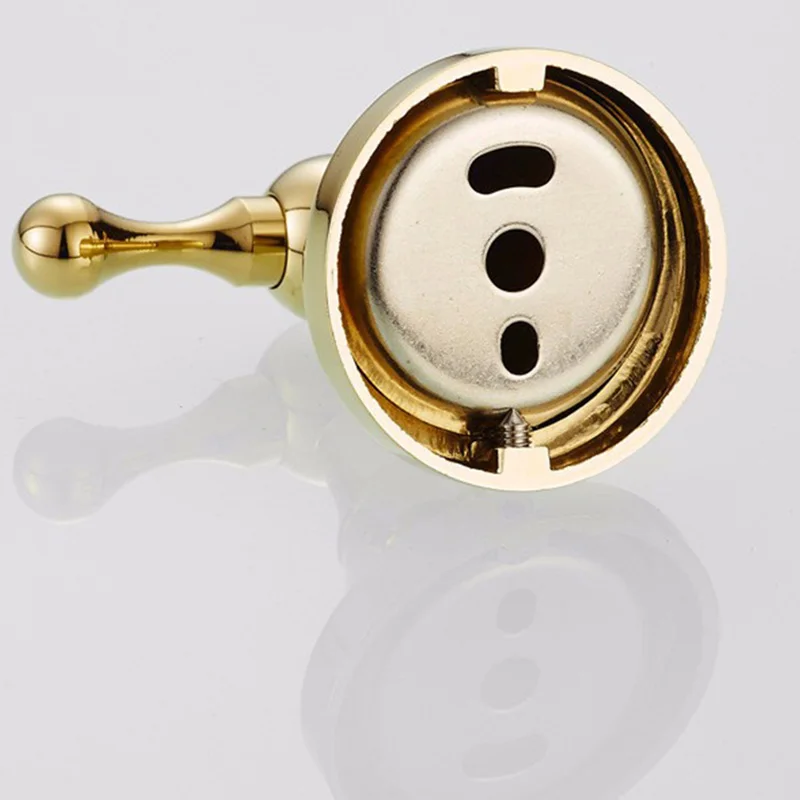 Крючок для одежды OKAROS вешалка полотенец из твердой латуни с золотистой отделкой