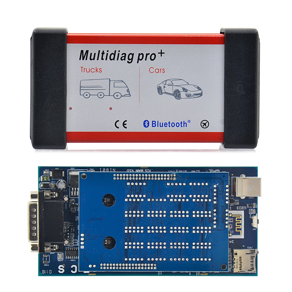 Лидер продаж Интерфейсный сканер Multidiag Pro + TCS OBDII 2014 R2/3/2015.R3/2016.R1 диагностический