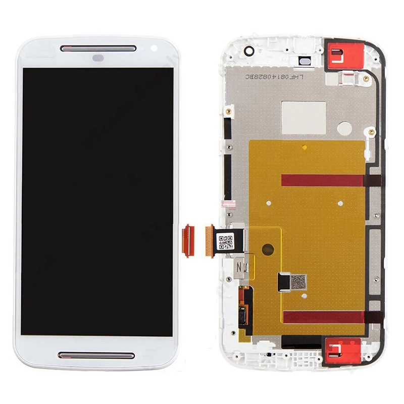 3 в 1 (LCD + рамка сенсорная панель) дигитайзер сборе для Motorola Moto G2|Экраны мобильных