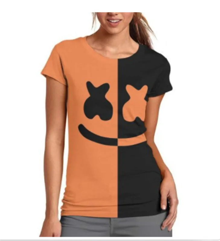 New Heroes T-shirt Men's and Women's 3-D Shirts Summer Hip-Hop Printed Shirt Origin Free of Freight | Мужская одежда