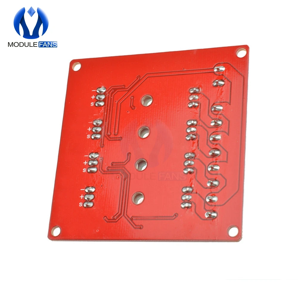 Четыре канала 4 способ маршрут MOSFET Кнопка IRF540 V4.0 + модуль коммутатора для Arduino DC