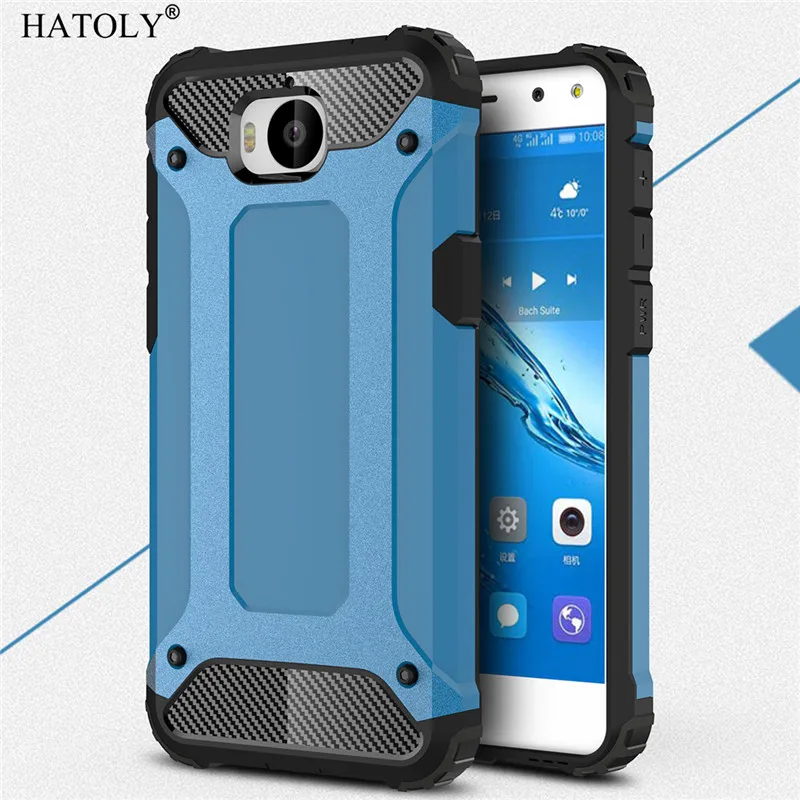 For Cover Huawei Y5 2017 Case Anti-knock Rugged Armor Hard Silicon Phone Bumper for | Мобильные телефоны и аксессуары