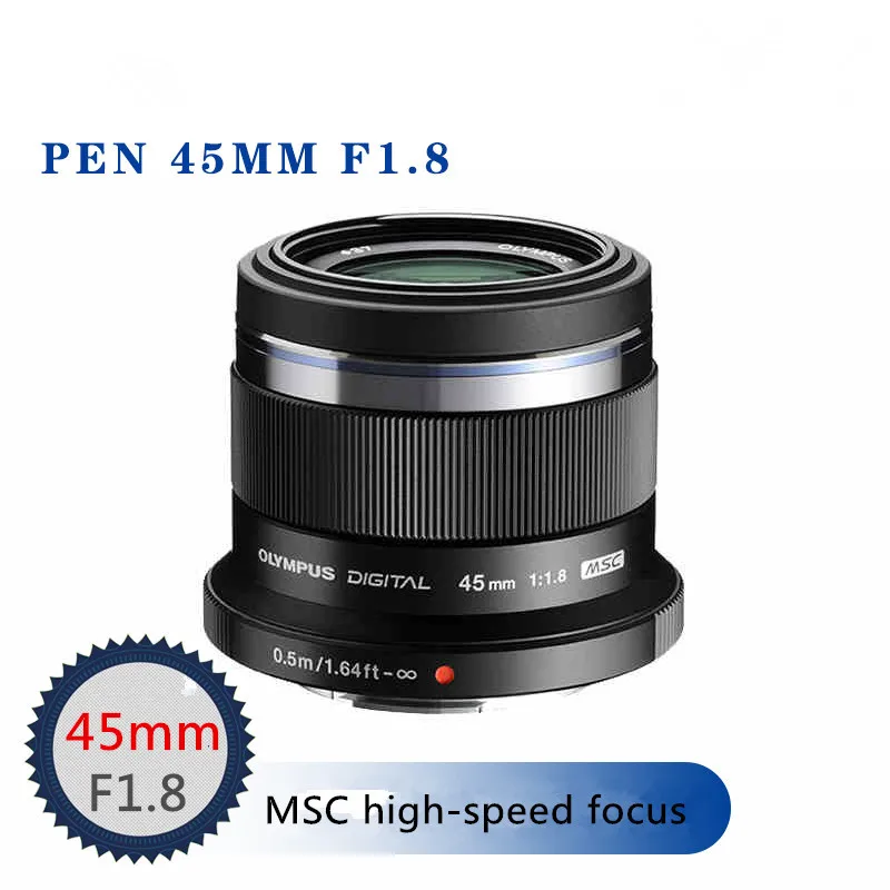 Объектив M.ZUIKO DIGITAL 45 мм f1.8 для Olympus EP2 EP3 EPL3 EPL5 EPM1 EPM2 EM10. Для Panasonic G2 G3 GF2 GF3 GF5 GH1 GH2 GX1