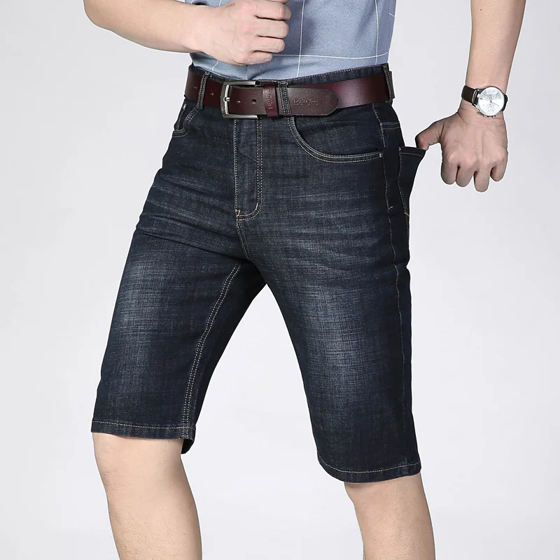 Короткие джинсы для мужчин летние Новое поступление модные деловые повседневные