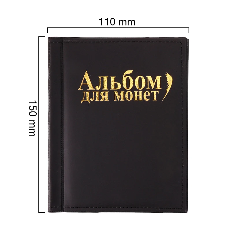 Новые 120 карманы коллекция монет книга альбом Пенни Монета Альбом для хранения Книга сбора монет держатели для подарков#255297