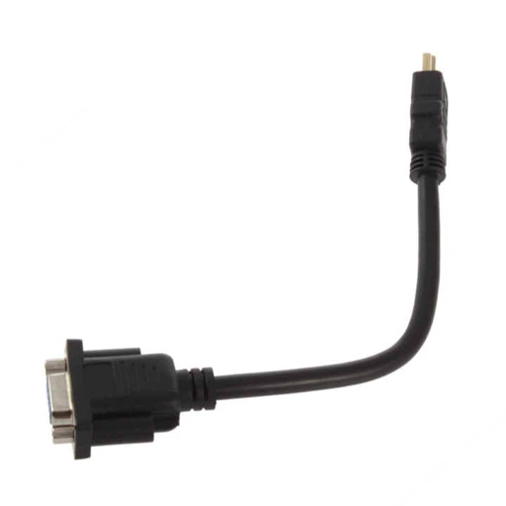 HDMI мужчина к VGA Женский d sub 15 Pin M/F разъём кабельный переходник конвертер 20 см