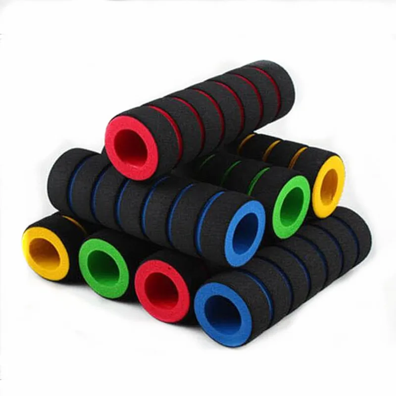 

Q181 1 Pair Bike Racing Bicycle Handle Bar Foam Sponge Cycling Non-Slip Handbar Grips Cover Bicycle Handlebar Grip Se