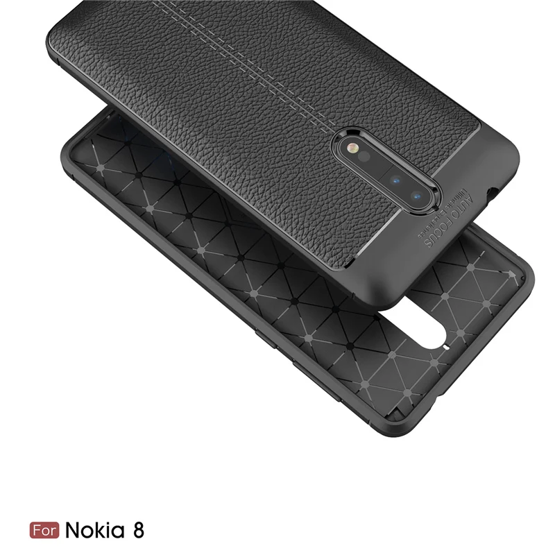Чехлы для джентльменов Nokia 8 чехол телефона с зернистой текстурой Sirocco