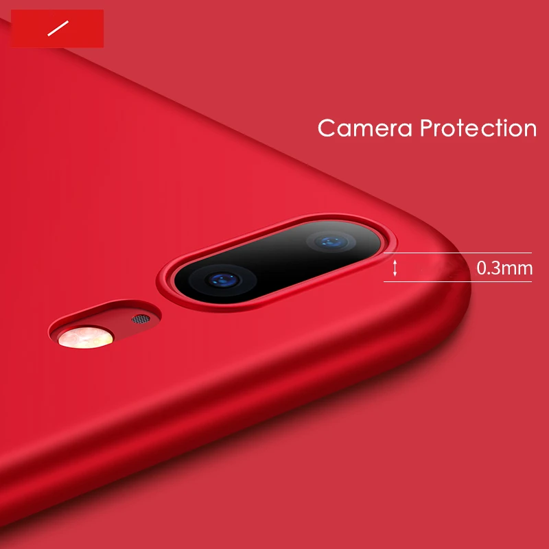 GURIOO Cases for Apple iPhone 6 6s 7 8 Plus X Covers Matte Soft TPU Silicone i6 Cover 6S Protective Case Full |