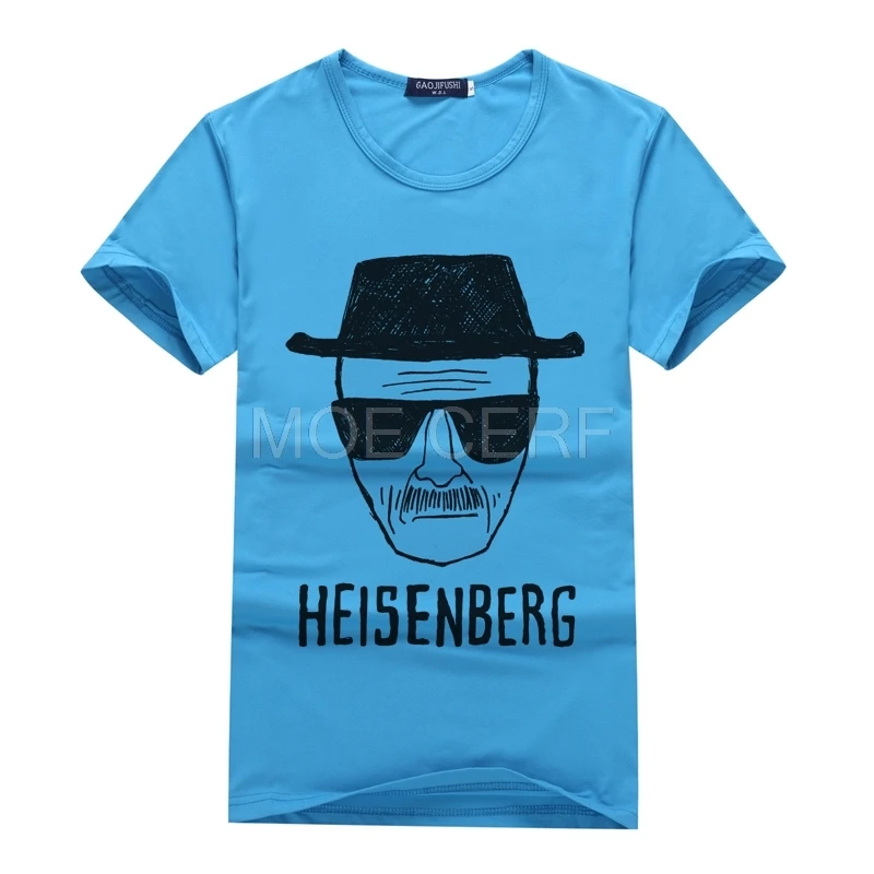 Модный чехол с принтом во все тяжкие футболки для мужчин Гейзенберг Camisetas Hombre