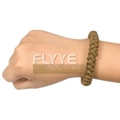FLYYE парашютный шнур Паракорд браслет шнур веревка Mil Spec Тип III 7 Strand 100 футов альпинистский кемпинг выживания OT-G005