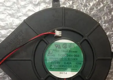 Оригинальный SCBD24H4-993 12032 0.42A 10W 2-проводной турбинный вентилятор