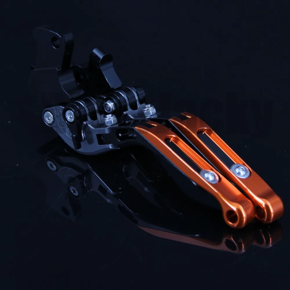 

!Get 1 Pcs Free Duke KeyChain For KTM 690 Duke R 2014-2017 2015 2016 CNC Adjustable Motorcycle Brake Clutch Levers With Logo