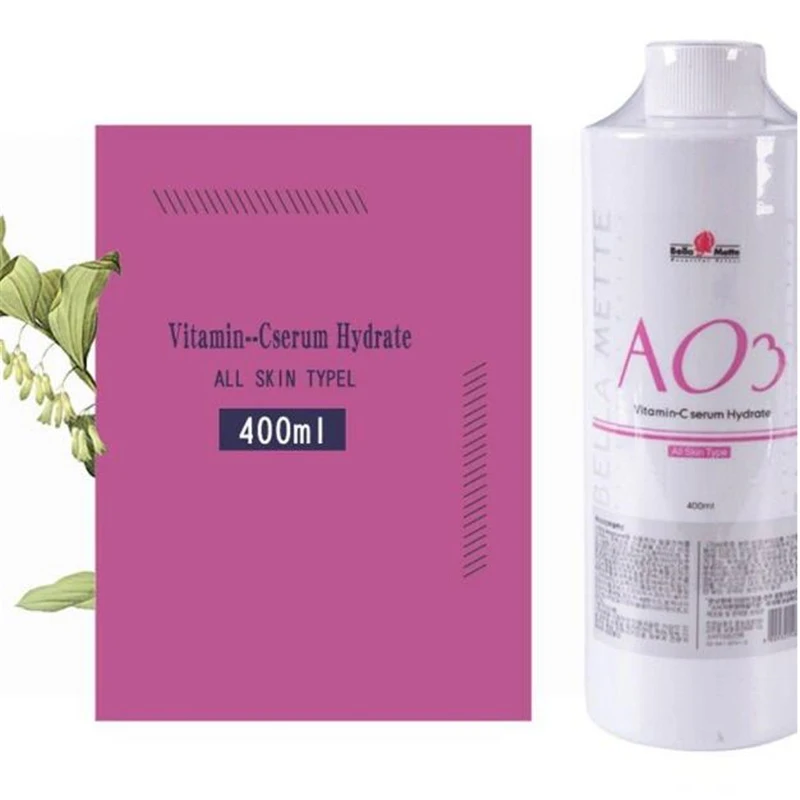 

400ml AS1 SA2 AO3 Aqua Peeling Solution For 6in1 7in1 8in1 Hydra Vitamin Water Dermabrasion Face Clean SPA CE