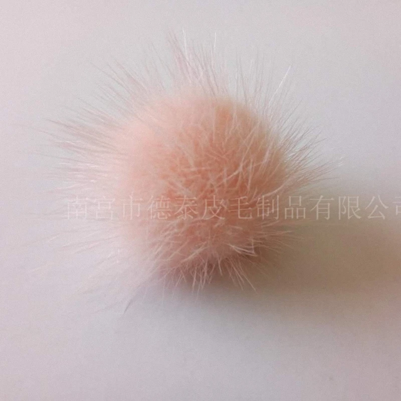 5 шт./лот оптовая цена 100% натуральный мех норки мяч DIY 4 см из натуральной меховым