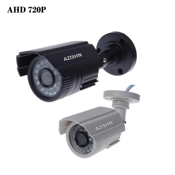 AZISHN CCTV AHD камера высокой четкости 5MP 1/2. 7 дюймов SC5239 металлический датчик IP66 6 шт. ИК светодиоды камеры видеонаблюдения IR Cut