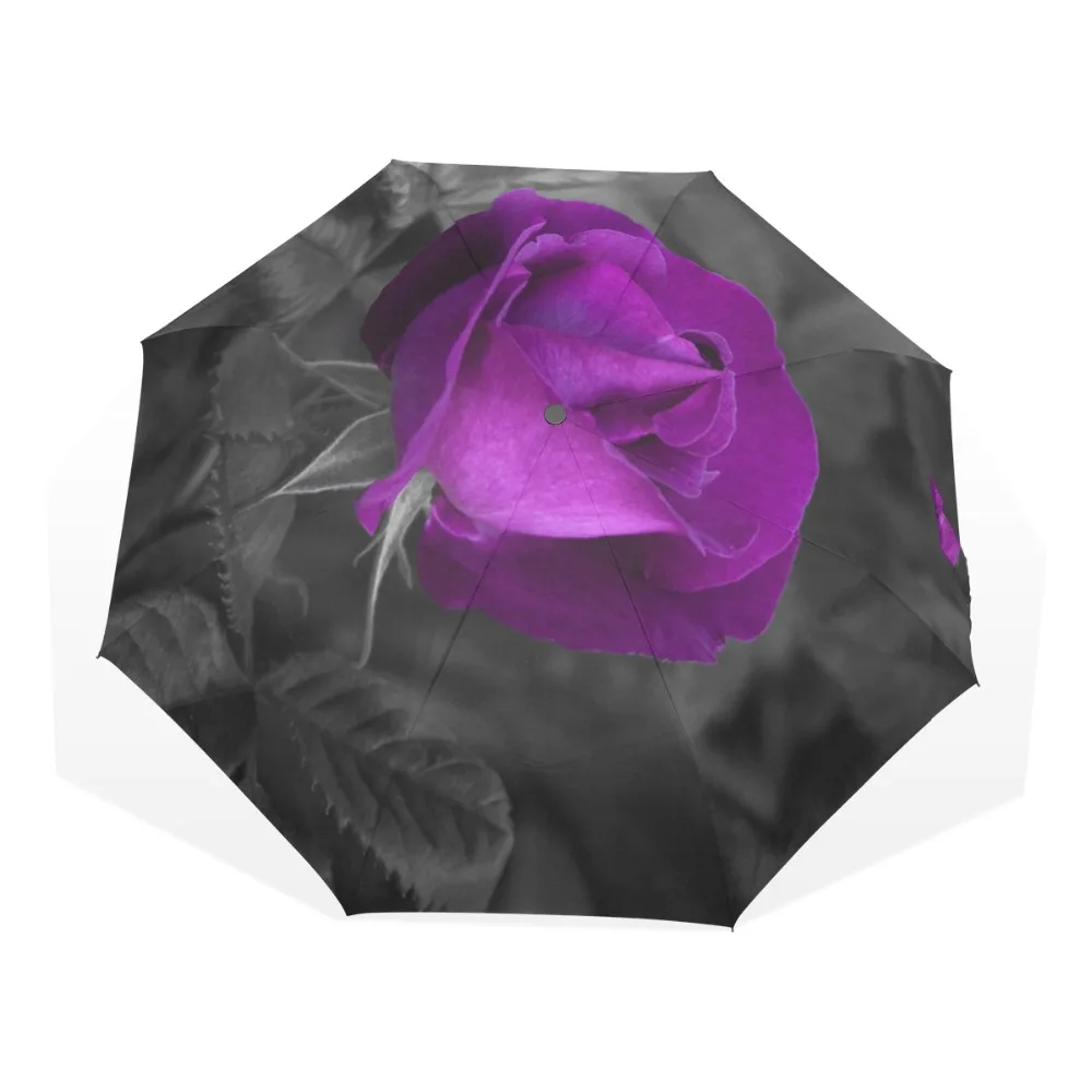 Женский складной зонт с узором в виде цветка розы|women umbrella|pattern umbrellafoldable umbrella |
