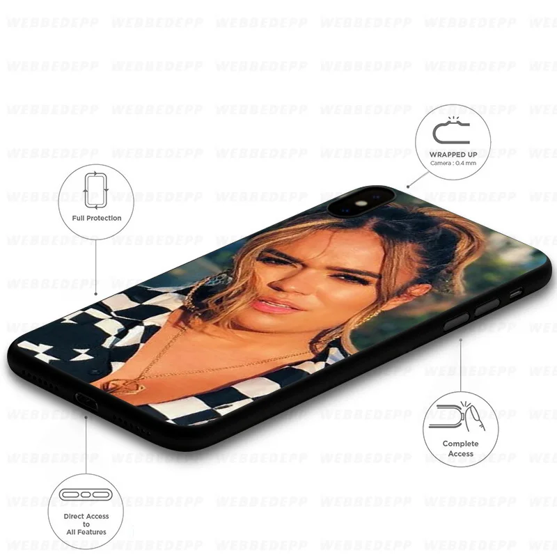 WEBBEDEPP Karol G Soft Silicone Case for iPhone 11 Pro Xr Xs Max X or 10 8 7 6 6S Plus 5 5S SE |
