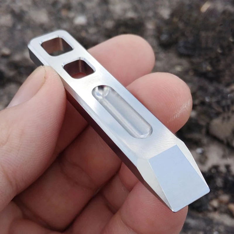 Титановый сплав TC4 коронка EDC инструмент Шестигранный ключ брелок кулон наружные
